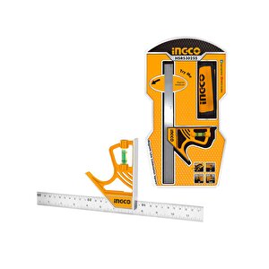 Ingco Hsr530255 300mm Manyetik Kilit Kombinasyonlu Çelik Gönye/cetvel
