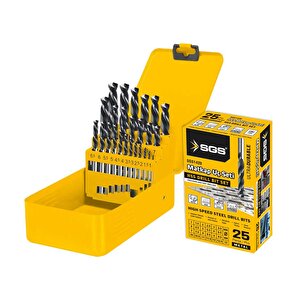 Sgs 25 Parça Hss Matkap Uç Seti̇ Sgs1420