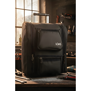 Loas Lstct38-t Tekerlekli Plastik Tabanlı Endüstriyel Alet Taşıma Çantası Çekçek Tip