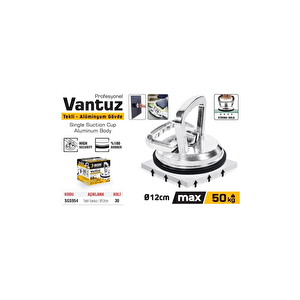 Sgs Tekli Vantuz Alüminyum Gövde 50kg Sgs954