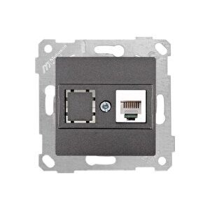 Rita Füme Mek+tuş Telefon Prizi 1xrj12 (cat3) Mut-2200 125 0195