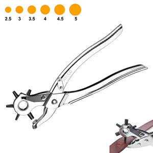 Ingco Hlhp01 Kemer Delme Pensesi/kemer Delik Açma Aleti/deri Delme