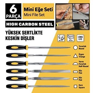 Sgs 6 Parça Mini Eğe Seti 5x180mm