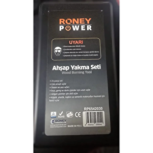 Roney Ahşap Yakma Seti̇ 30w 21 Parça