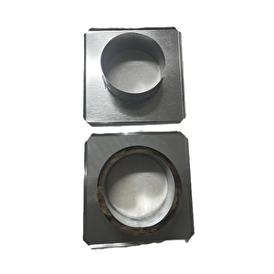 Konteyner Soba Boru Çikiş Zivanasi Kare İzocamli 13cm