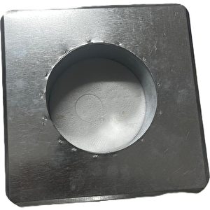 Konteyner Soba Boru Çikiş Zivanasi Kare İzocamli 13cm