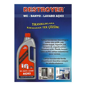 Lavabo Ve Gider Açıcı Sıvı 1500 Ml (2750 Gr)