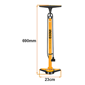 Ingco Mpp3201 T Saplı Saatli Alüminyum Gövde Hava El Pompası 69cm