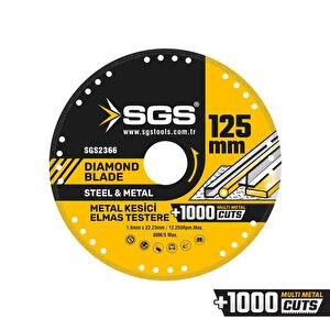 Sgs Vakumlu Elmas Multi-metal Kesi̇ci̇ 125 Mm Sgs2366