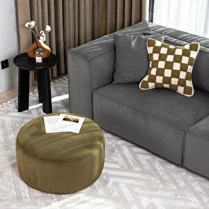 Cult Üçlü Koltuk Çizgili Kadife