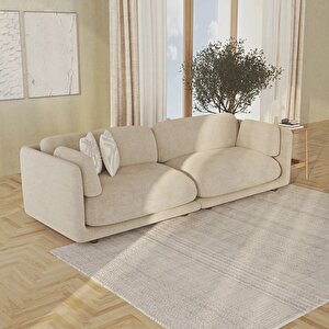 Flam Dörtlü Koltuk Keten Natural