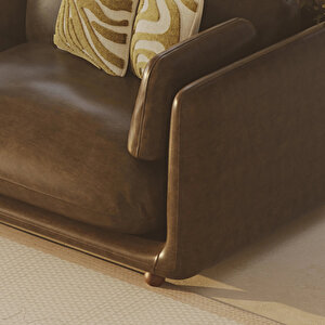 Flam Üçlü Koltuk Deri