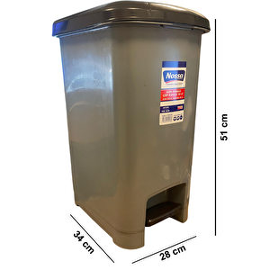 30 Lt Slim Pedallı Çöp Kovası – Ergonomik Tasarım, Dayanıklı Pedal | Türkiye Üretimi