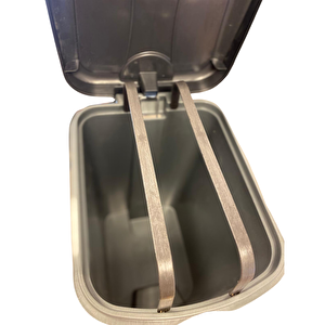 30 Lt Slim Pedallı Çöp Kovası – Ergonomik Tasarım, Dayanıklı Pedal | Türkiye Üretimi