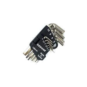 Edoni̇ 120 Mm. Alyan Seti̇ 10 Pcs. Ni̇kel