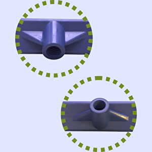 40 Cm Sert Kıllı Dış Mekan Meydan Süpürge Fırçası F170 - Bahçe, İnşaat, Teras, Balkon Temizliği