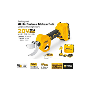Sgs Akülü Budama Makasi 20 V (kömürsüz Motor )