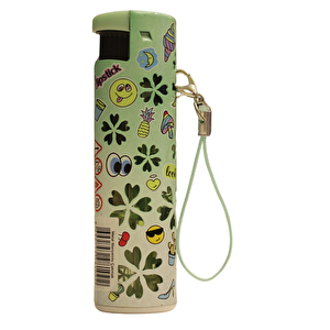 Turbo Jet Alevli Işıklı Metal Çakmak – Doldurulabilir Led Işıklı Tasarım (32-4b4)