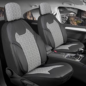 Seat Cordoba Station Wagon Yarı Deri Oto Koltuk Kılıfı Ön Arka Set Lotus Füme Sc