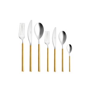 Jumbo 6000 Roller Altın 12 Kişilik 84 Parça Çatal Kaşık Bıçak Takımı