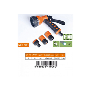 Medalyan Otomati̇k Tabanca 4 Lü Set 1/2 (7 Fonksi̇yonlu)