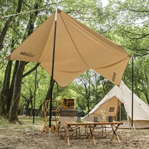 Naturehike Square Glamping 3x4 Mt Tarp Güneş Ve Rüzgar Koruma Tentesi