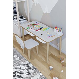 Montessori Çocuk Masası - Oyun Masası - Aktivite Masası - Çalışma Masası - Etkinlik Masası