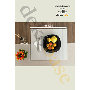 Açık Gri Renk Çok Amaçlı Koltuk Kenar Sehpası, Supla, Yemek Servis Altlığı