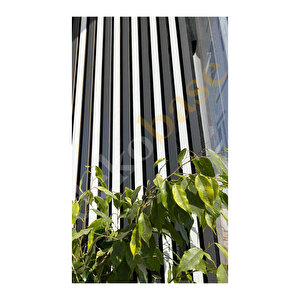 Antrasit-Beyaz 100x270 Cm Yeni Nesil Akustik Ahşap Duvar Paneli