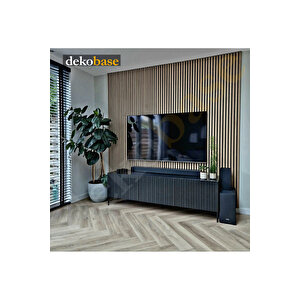 Atlantik Çam 40x270 Cm Yeni Nesil Akustik Ahşap Duvar Paneli