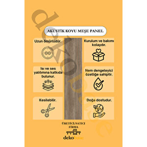 Atlantik Çam (2 Adet) 60x270 Cm Yeni Nesil Akustik Ahşap Duvar Paneli