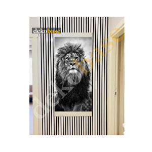 Beyaz (2 Adet) 40x270 Cm Yeni Nesil Akustik Ahşap Duvar Paneli