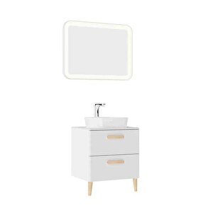 Patara Banyo Dolabı Takımı 60cm Beyaz