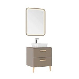 Patara Banyo Dolabı Takımı 60cm Cappuccino