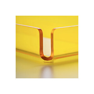 Esbo Pleksi Tepsi Sarı 40x17 Cm