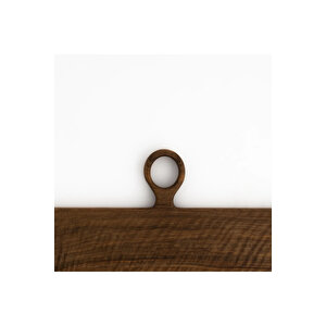 Rox Ceviz Ahşap Kesme & Sunum Tahtası 50x21x1.8 Cm