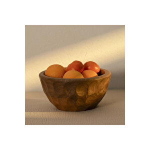 Vera Ceviz Ahşap Kase 26x26x1.2 Cm