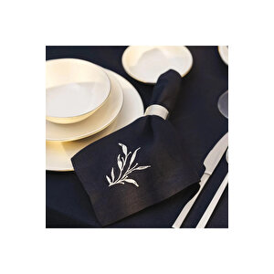 Petite 2li %100 Keten Lacivert Peçete