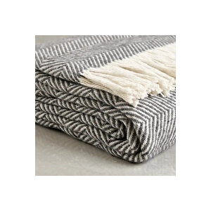 Moe Tek Kişilik Battaniye Gri 150x200 Cm