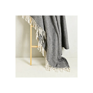 Moe Tek Kişilik Battaniye Gri 150x200 Cm