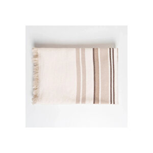 Mantis Pamuklu Tv Battaniyesi Bej Vizon 130x170 Cm