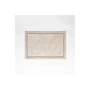 Lucca Pamuk Keten Biyeli Amerikan Servis Ekru