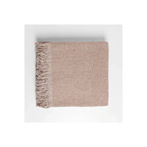 Curly Çift Kişilik Battaniye Bej Kahve 200x220 Cm