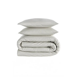 Odin 300 Tc Pamuk Saten Çift Kişilik Nevresim Seti Taş