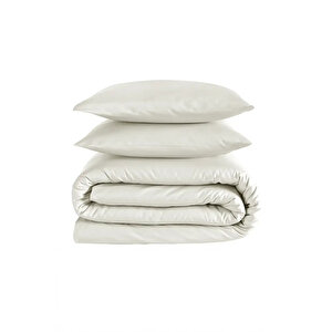 Odin 300 Tc Pamuk Saten King Size Nevresim Seti Ekru