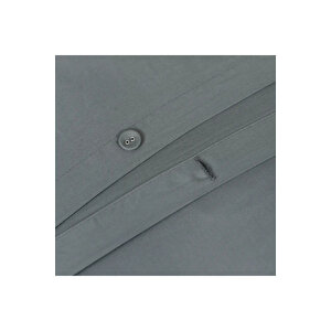 Odin 300 Tc Pamuk Saten Tek Kişilik Nevresim Seti Antrasit