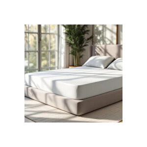 Odin 300 Tc Pamuk Saten Çift Kişilik Lastikli Çarşaf Taş