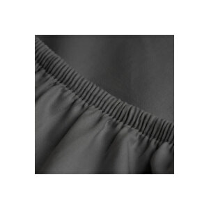 Odin 300 Tc Pamuk Saten Çift Kişilik Lastikli Çarşaf Antrasit