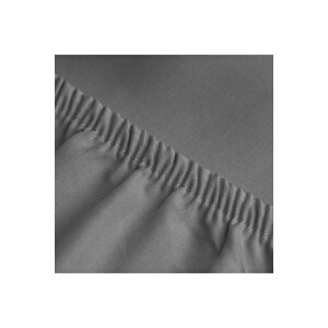 Soho 200 Tc Pamuk Perkal Tek Kişilik Lastikli Çarşaf Gri