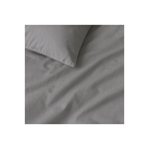 Soho 200 Tc Pamuk Perkal Tek Kişilik Çarşaf Gri